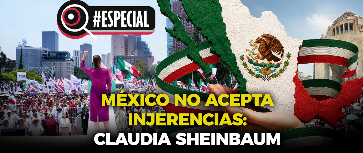 La presidenta de México, Claudia Sheinbaum, encabezó una concentración masiva en el Monumento a la Revolución