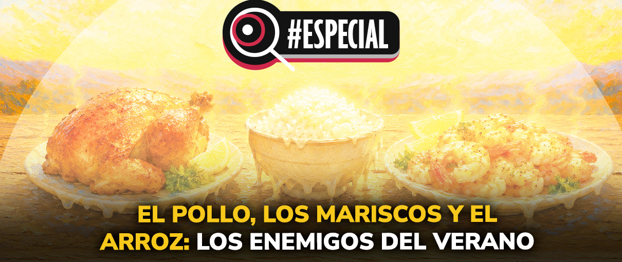 pollo, mariscos, arroz, enemigos, verano,