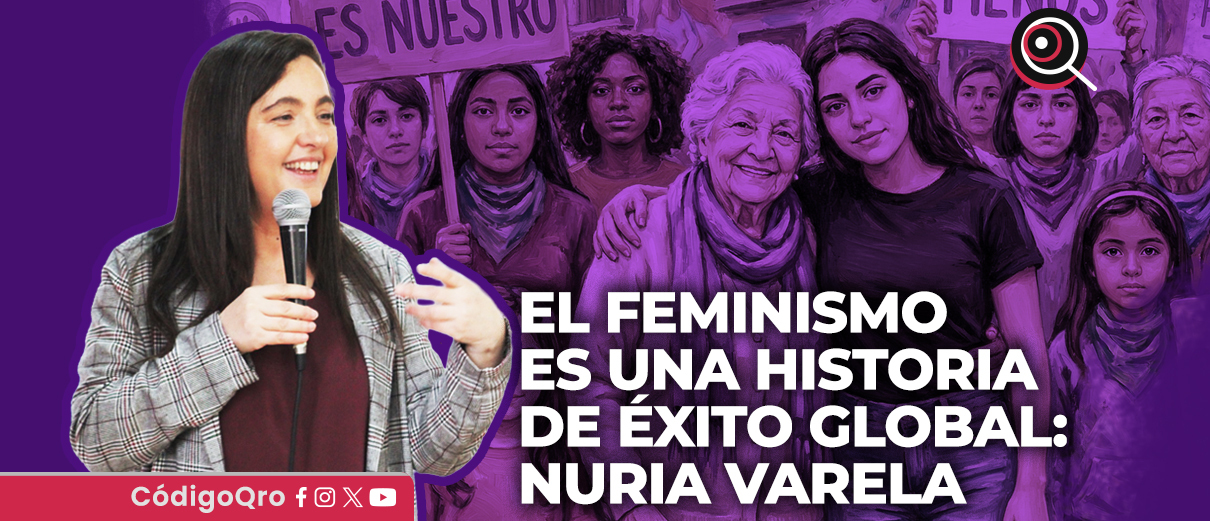 El feminismo es una historia de éxito global: Nuria Varela