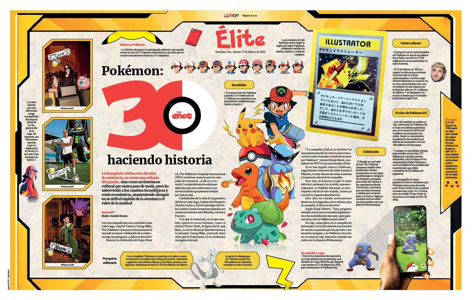 Celebramos los 30 años de Pokémon