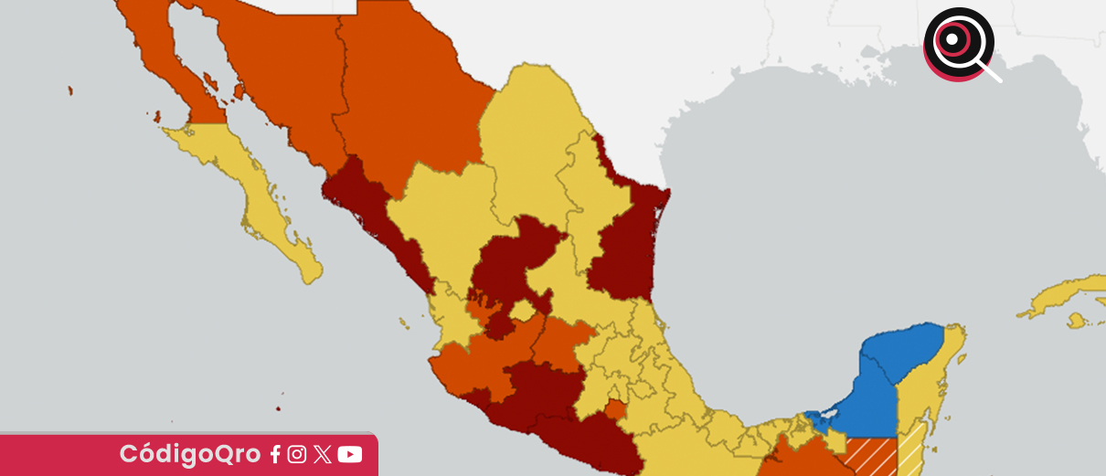 Estados Unidos dividió a los estados de México en diferentes niveles de riesgo