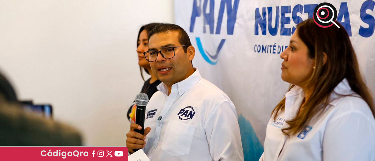 El líder estatal del PAN Querétaro, Martín Arango, confió en la victoria en las elecciones de 2027