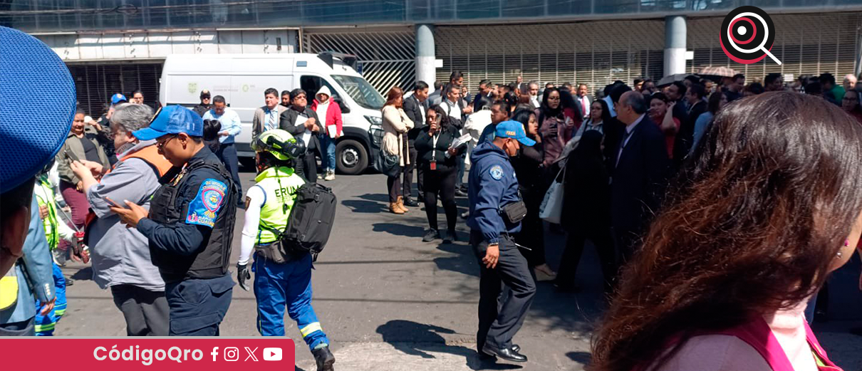 falsa alarma, Ciudad Judicial, CDMX, amenaza de bomba,