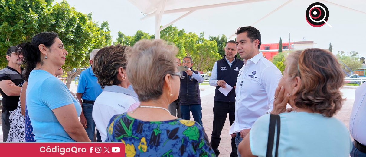 alcalde, nueva velaria, parque, Lomas del Marqués,