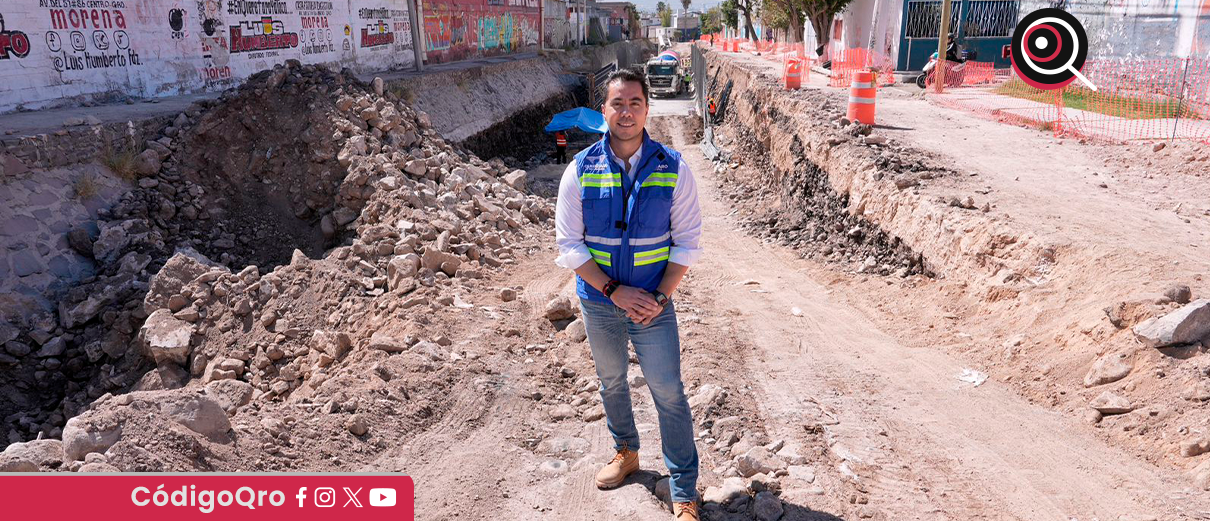 obra pluvial, San Pedrito Peñuelas, Felifer Macías,
