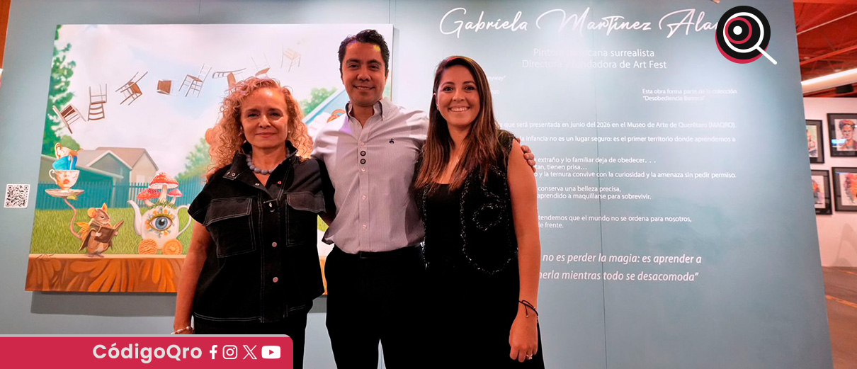 El presidente municipal de Querétaro, Felifer Macías, inauguró el ArtFest México