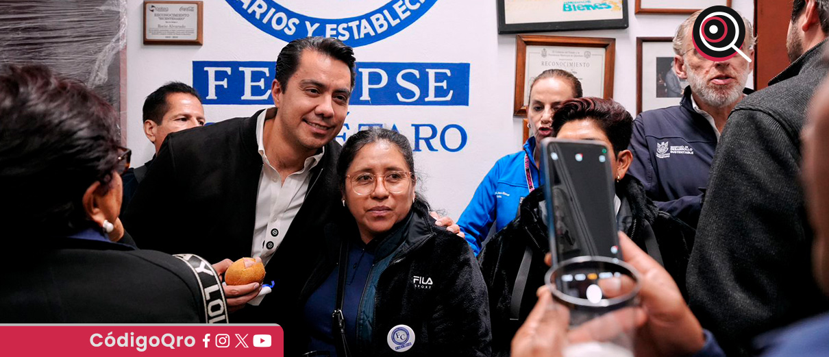 El presidente municipal de Querétaro, Felifer Macías, reconoció el trabajo de la Fecopse