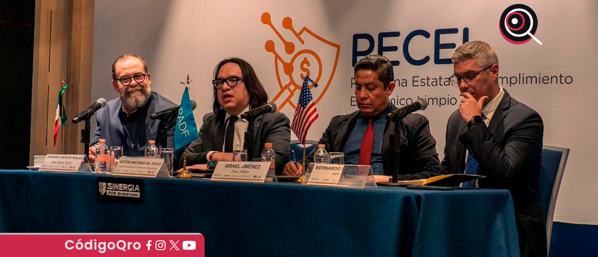 El fiscal general del estado de Querétaro, Víctor Antonio De Jesús Hernández, participó en un foro sobre inteligencia y coordinación interinstitucional