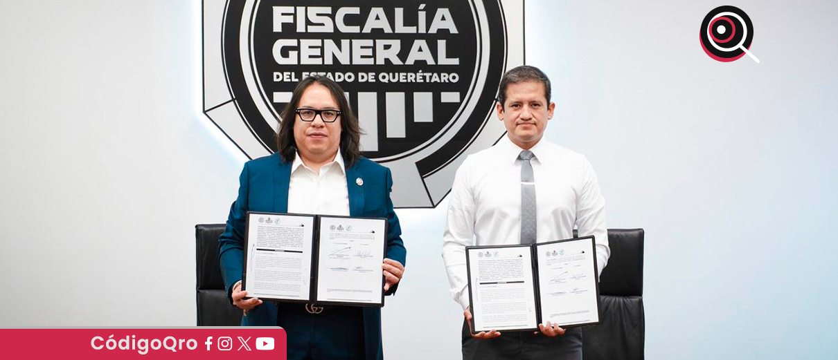 La Fiscalía General del Estado de Querétaro estableció un acuerdo de colaboración con el Colegio de Fisioterapia