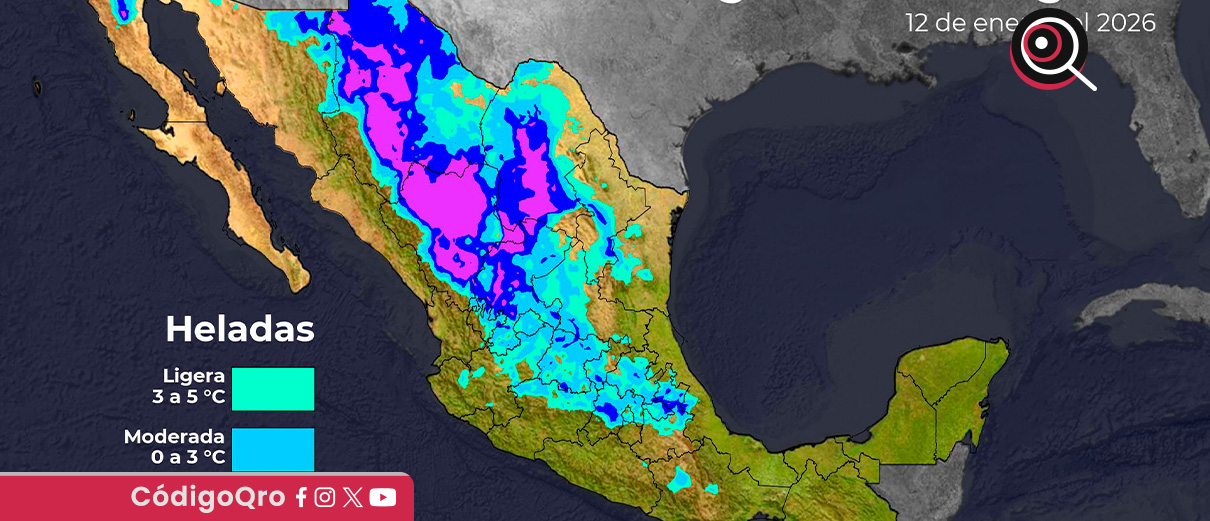 El frente frío 27 continuará provocando bajas temperaturas en México