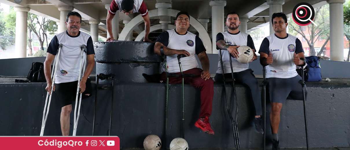 futbolistas amputados, legado, Mundial, puente, CDMX,