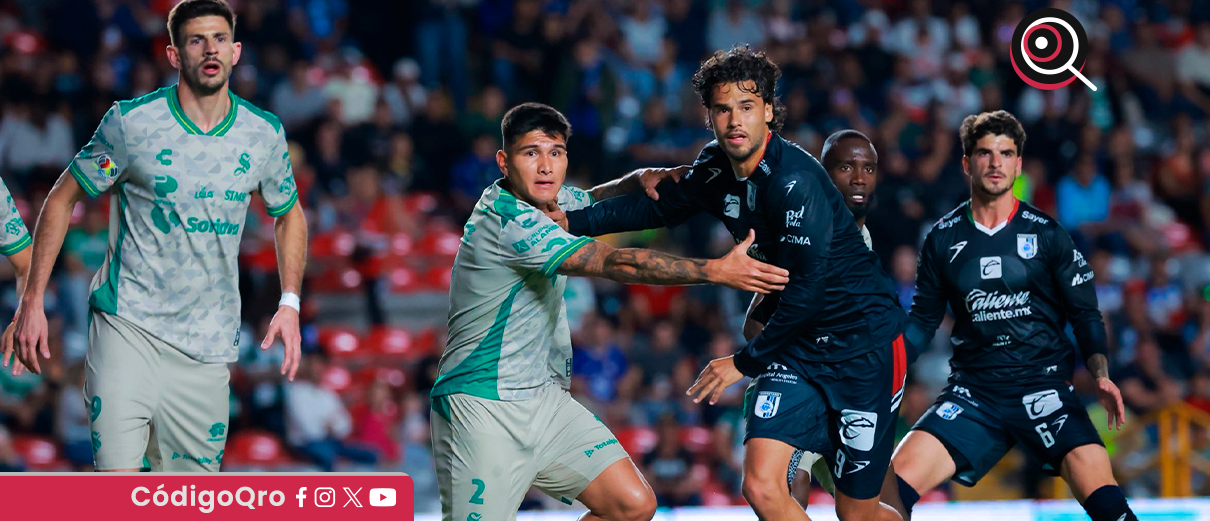 Gallos Blancos, Santos, empatan, futbol,