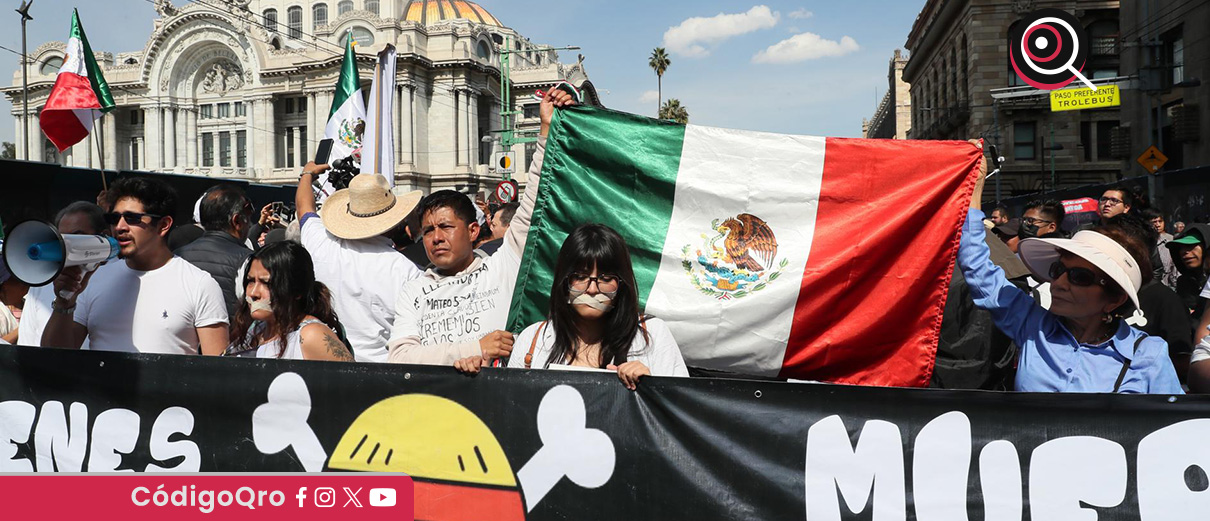 La llamada Generación Z volvió a marchar en la Ciudad de México