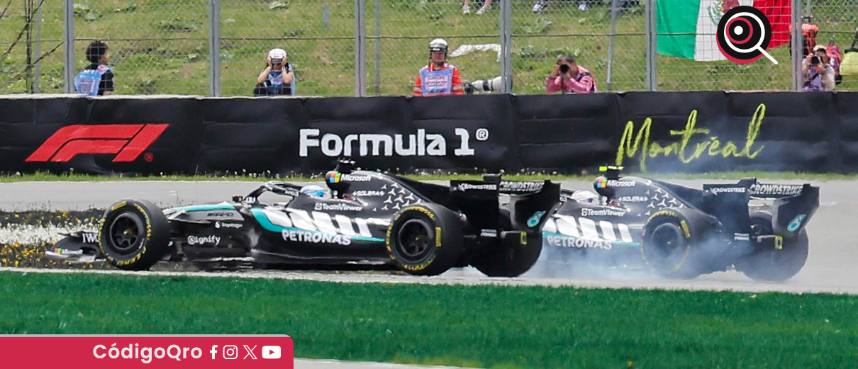 El piloto británico de Mercedes, George Russell, ganó la spint del Gran Premio de Canadá