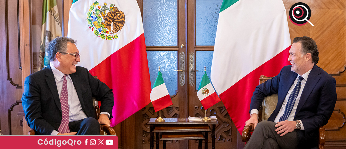 El gobernador de Querétaro, Mauricio Kuri, se reunió con el embajador de Italia
