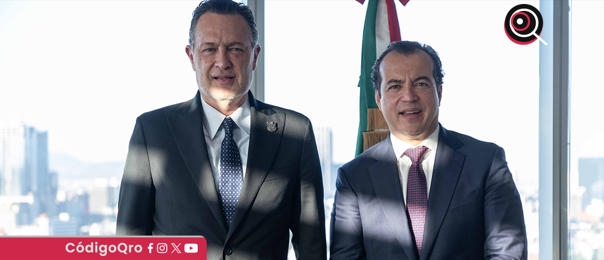 El gobernador de Querétaro, Mauricio Kuri, se reunió con el subsecretario de Comercio Exterior