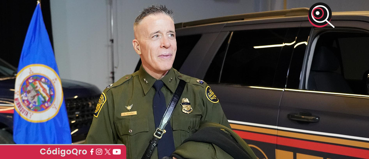 Gregory Bovino, jefe de operaciones migratorias, se retira