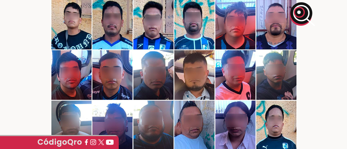 Detienen a grupo de personas por alterar el orden público en la colonia El Marqués