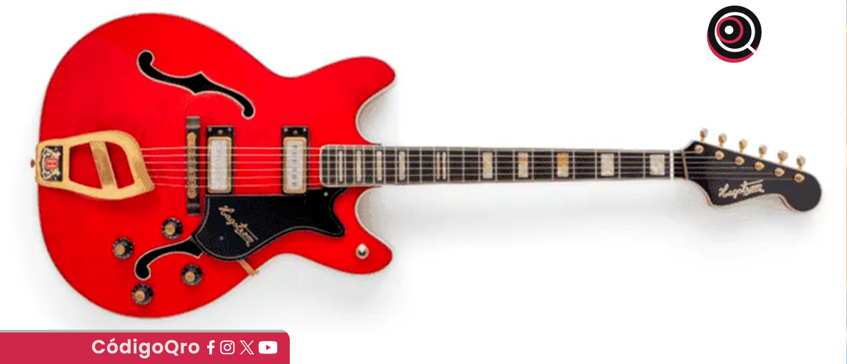 venta, guitarra, Rey del Rock, subasta, Elvis Presley,