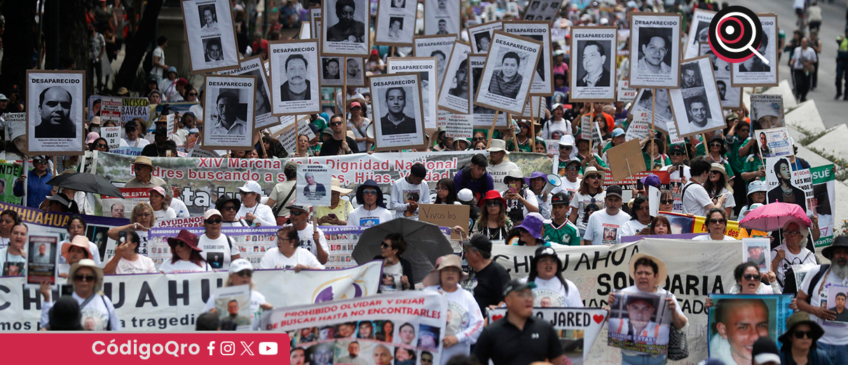 Madress  buscadoras marchaaron en laa Ciudad de México este 10 de mayo