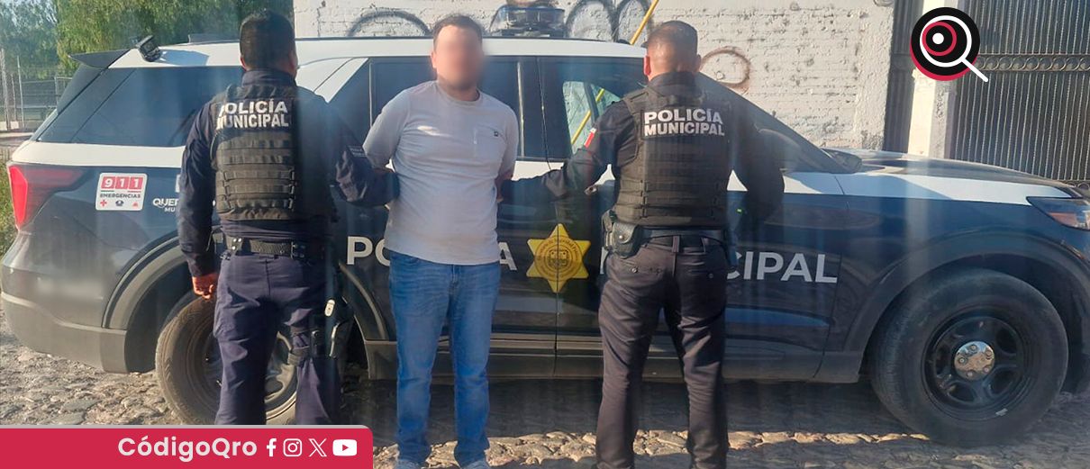 hombre, sobornar, policías, 