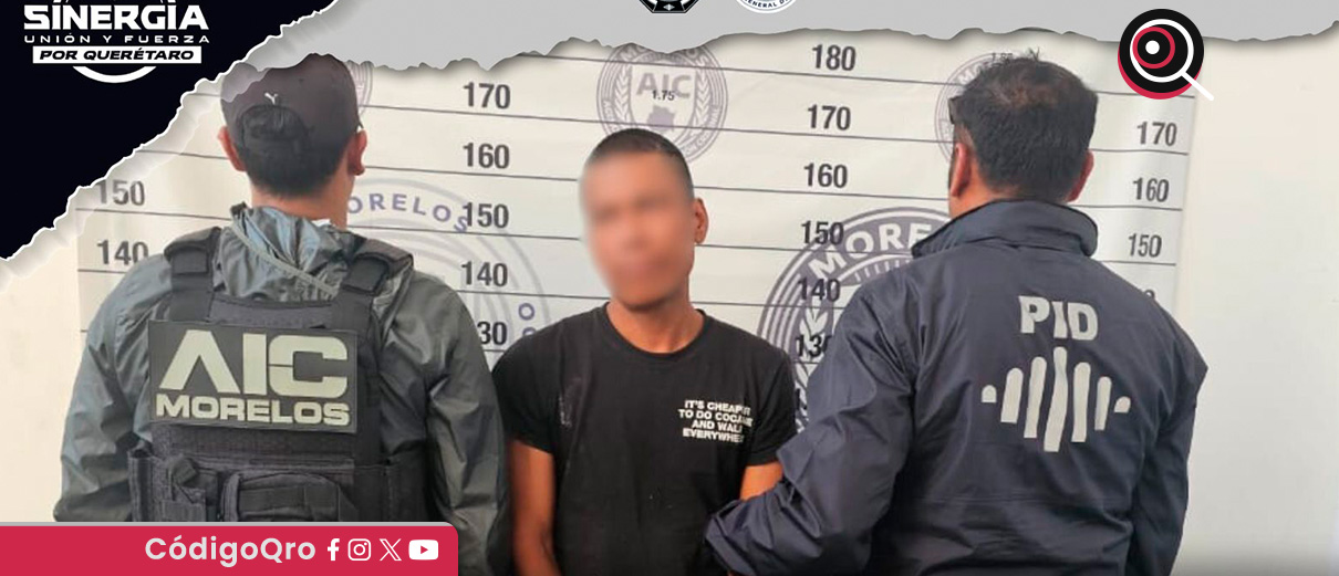 En Morelos, detienen a un hombre por secuestro agravado en Querétaro