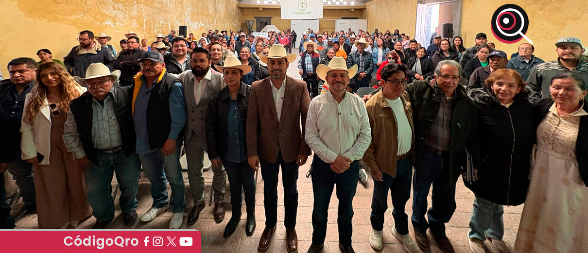 El diputado local de Morena, Homero Barrera McDonald, visitó la comunidad de Vizarrón