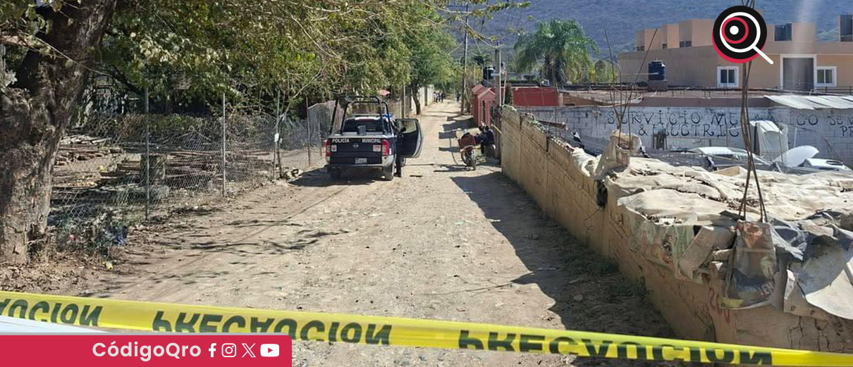Un hombre fue privado de la vida en una colonia de Jalpan de Serra