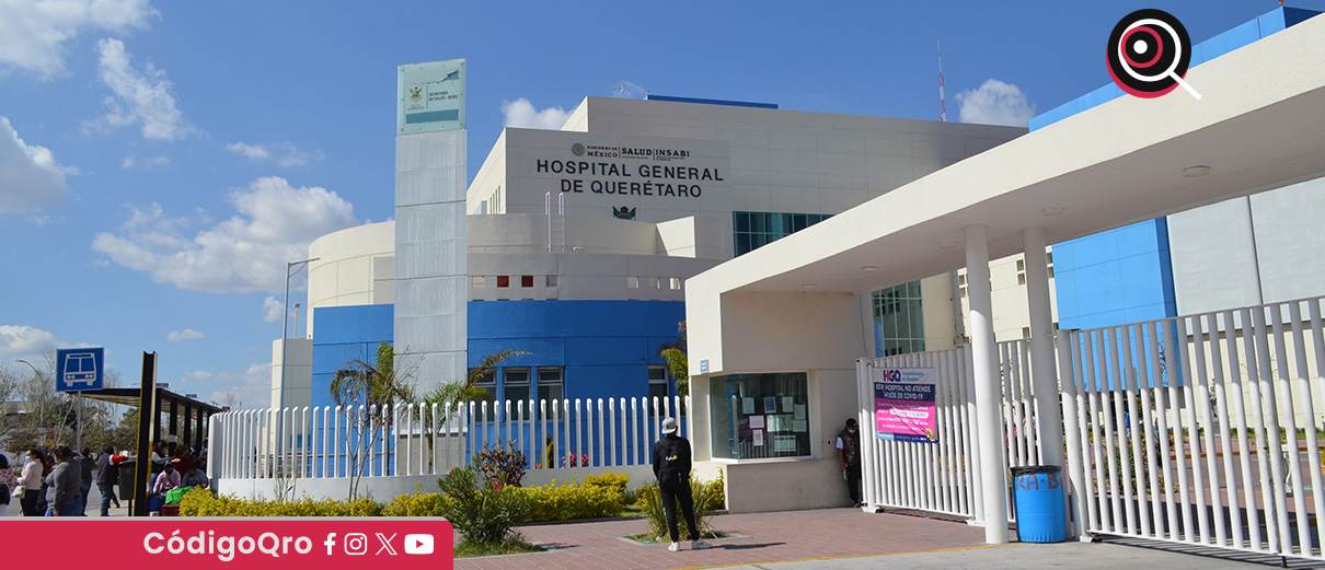 El área de urgencias del Hospital General de Querétaro opera al doble de su capacidad