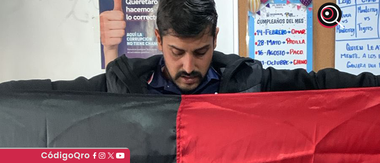 sindicato, entrega, banderas rojinegras, trabajadores, San Juan del Río,