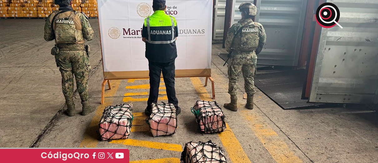 detienen, cinco ecuatorianos, 137 kilos, cocaína, Lázaro Cárdenas,