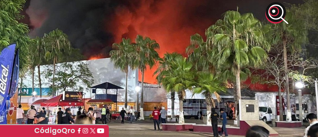 incendio en Feria de Tabasco