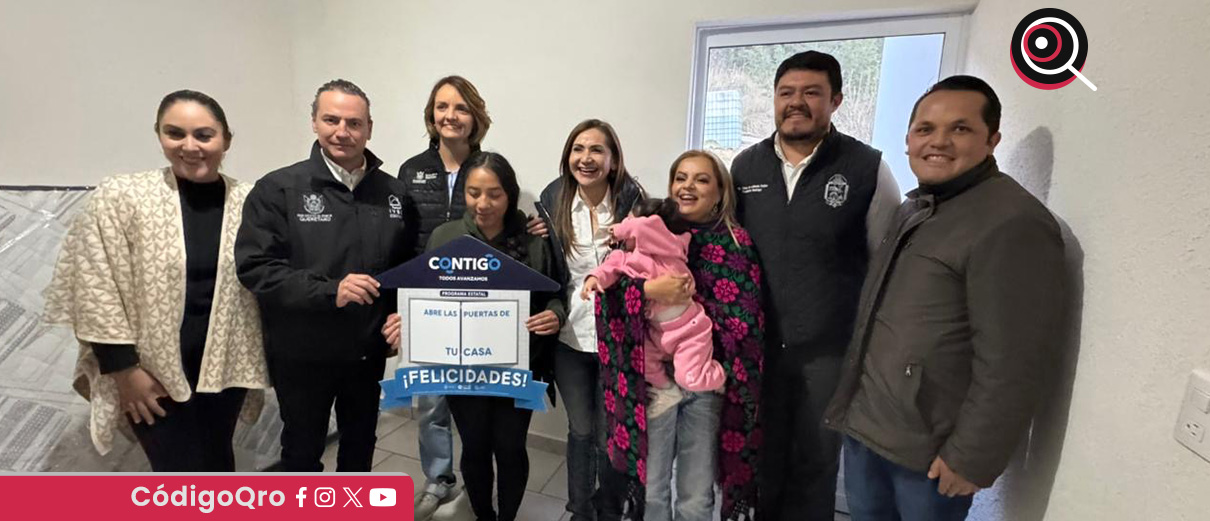 IVEQ entrega vivienda a familia afectada por lluvias