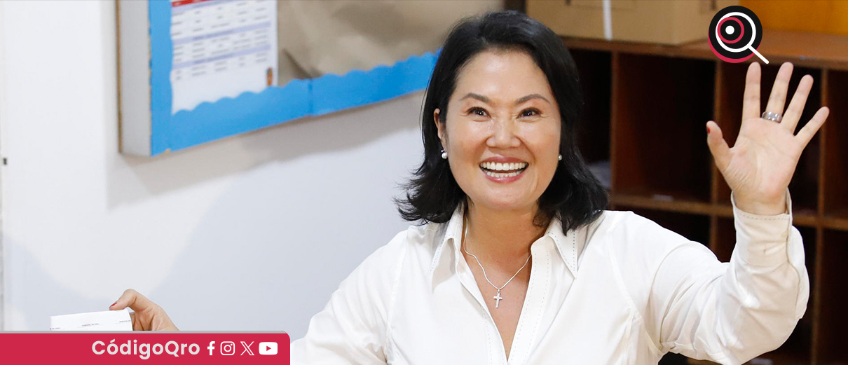 La candidata de Fuerza Popular, Keiko Fujimori, ganó la primera vuelta de las elecciones presidenciales en Perú