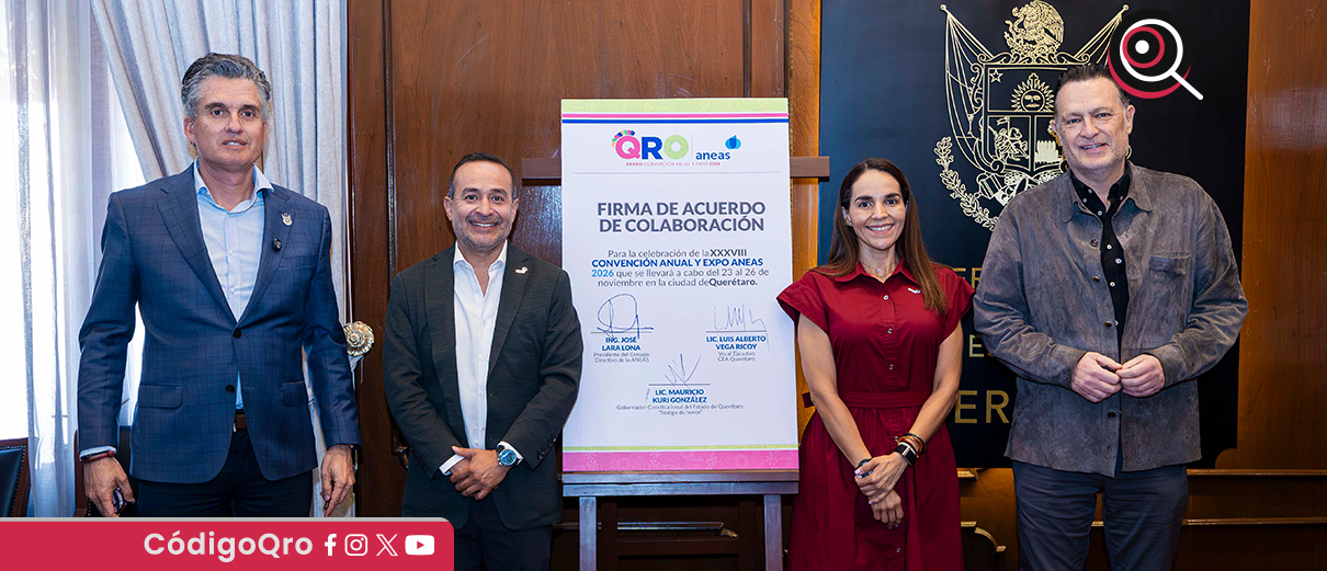 El gobernador de Querétaro, Mauricio Kuri, sostuvo una reunión con el presidente de ANEAS