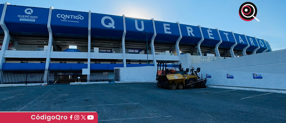 La Corregidora, listo para partido entre México e Islandia