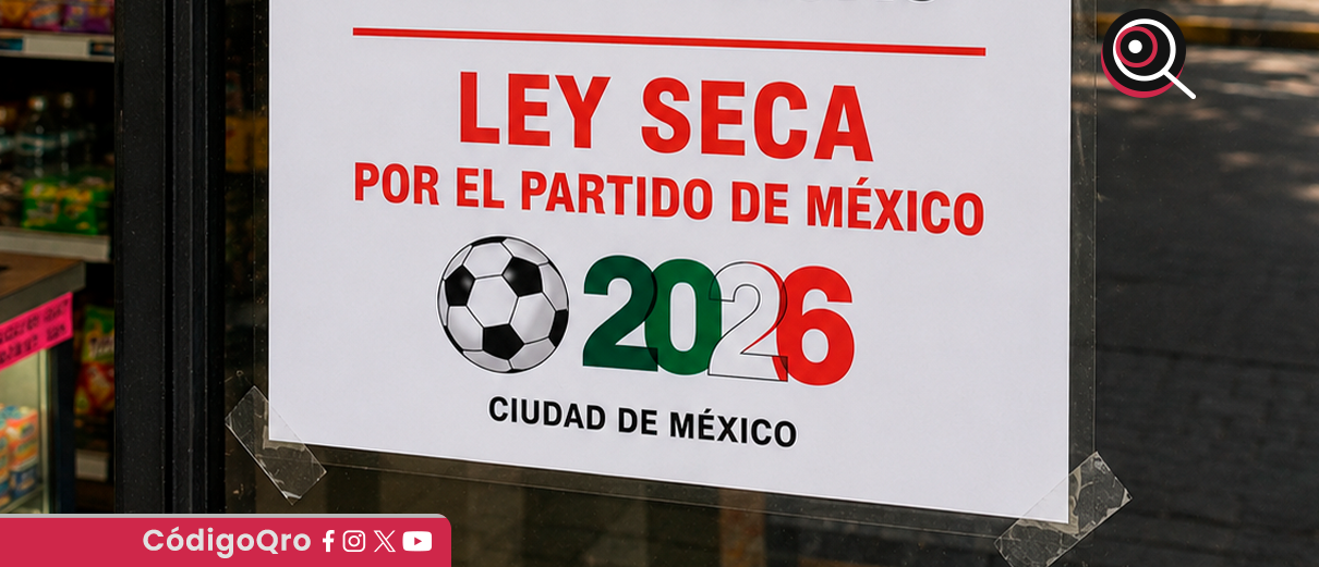 Letrero de ley seca creado con IA