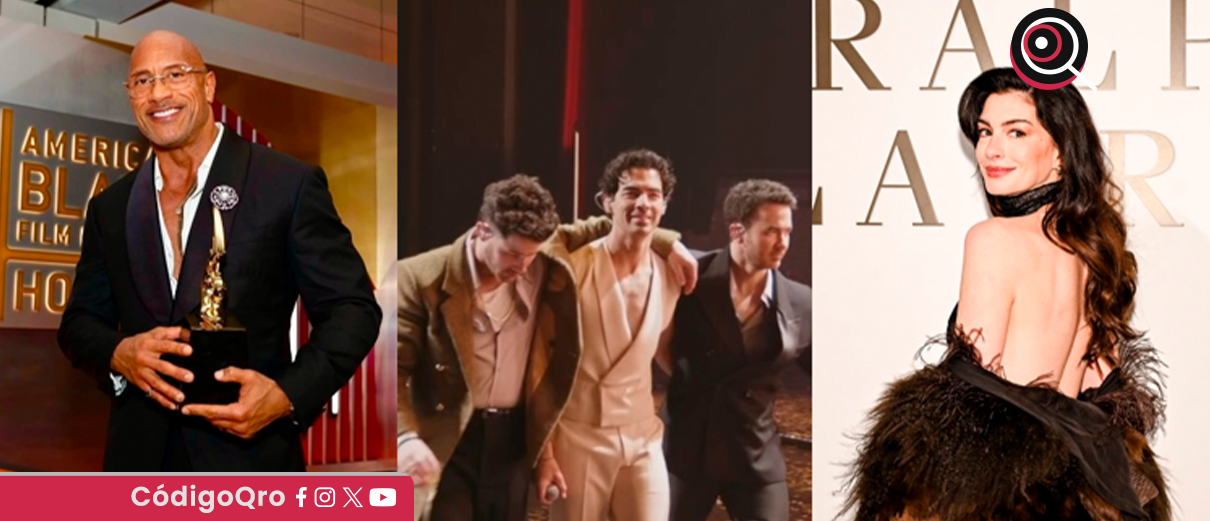 Dwayne Johnson, Anne Hathaway y los Jonas Brothers, Leyendas de Disney