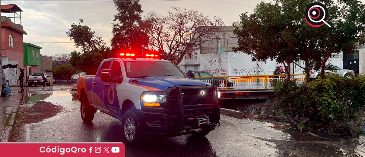 lluvias, saldo blanco, PCMQ, Protección Civil, Querétaro,