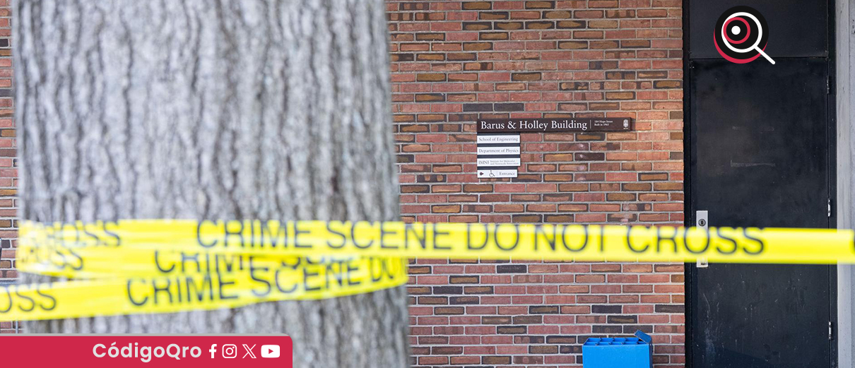 Hallan sin vida a sospechoso de tiroteo en Universidad de Brown