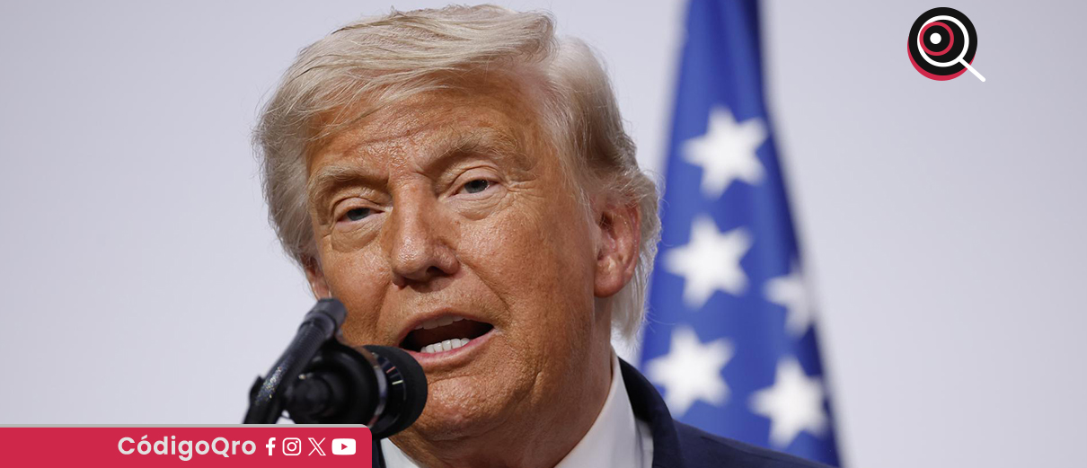 El presidente de Estados Unidos, Donald Trump, insistió en sus críticas contra el Gobierno de México
