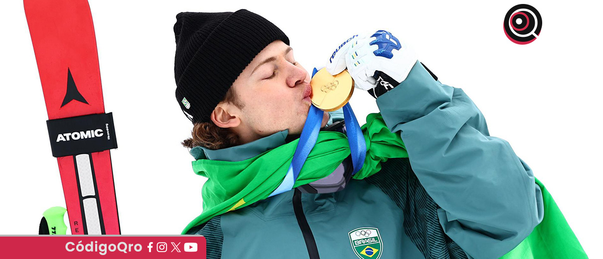 El brasileño Lucas Pinheiro ganó la medalla de oro en esquí alpino