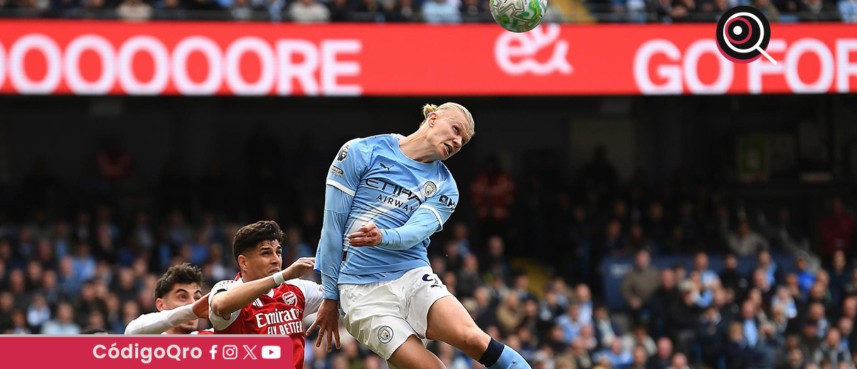 Haaland sentenció el triunfo del Manchester City sobre el Arsenal