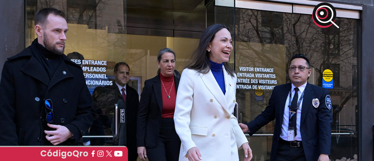 La lideresa de la oposición, María Corina Machado, aseguró de regresará pronto a Venezuela