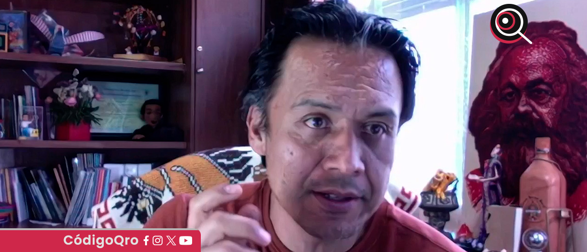 Marx Arriaga termina protesta de dos días atrincherado en su oficina