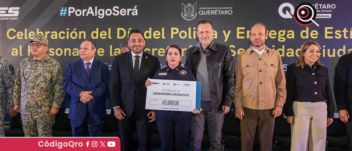 El gobernador Mauricio Kuri celebró el Día del Policía