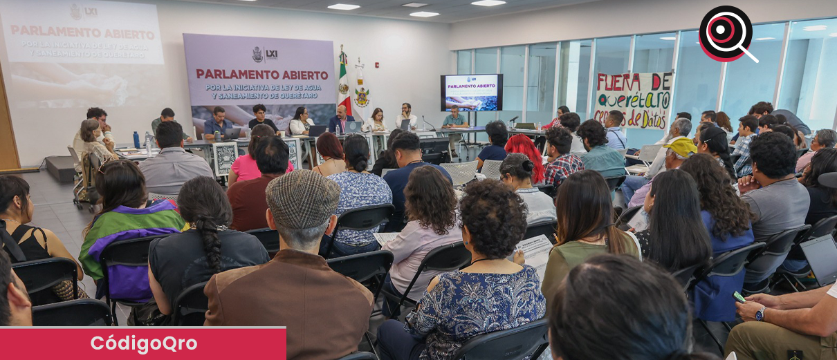 mesa de trabajo, Parlamento Abierto, Ley de Aguas, Querétaro,