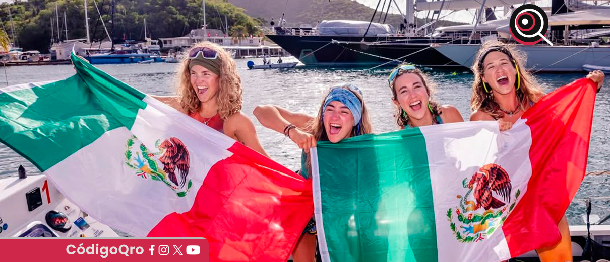 ¡Mexicanas cruzan el Atlántico remando y logran récord histórico!