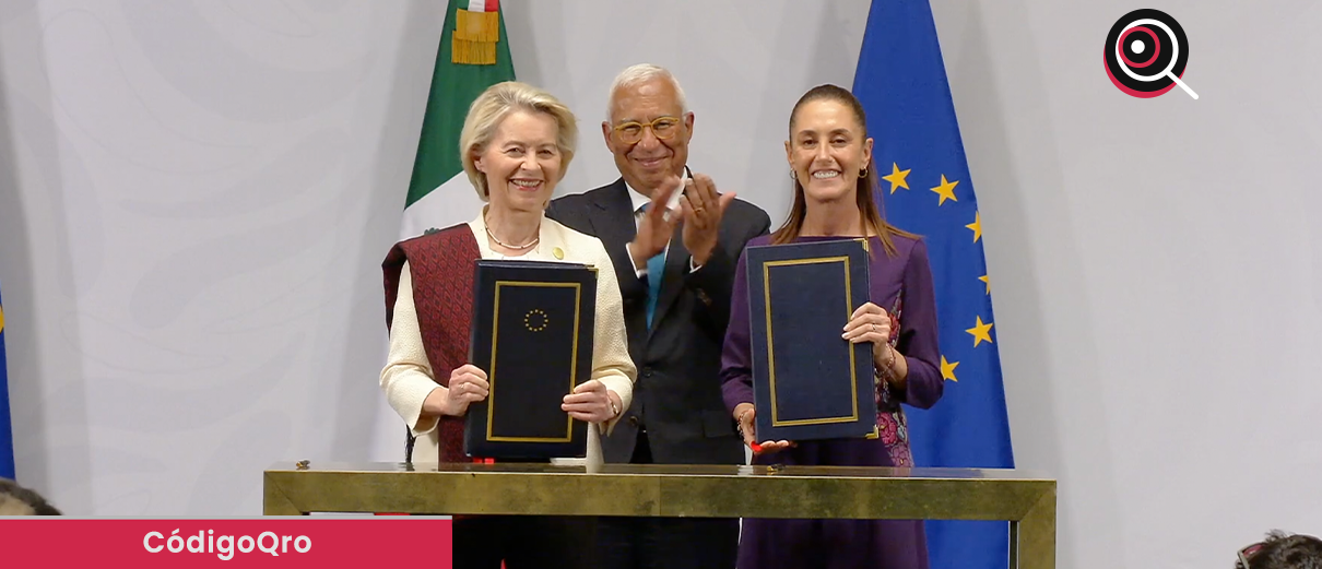 México, Unión Europea, firman, acuerdo global modernizado,