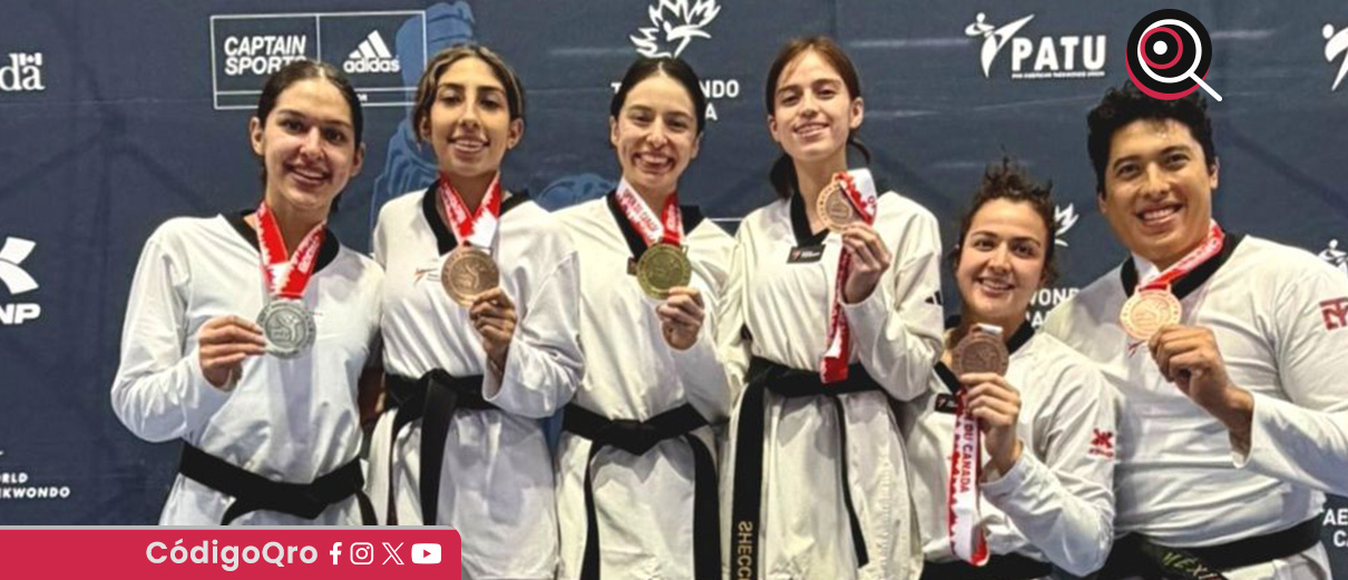 Daniela Souza y Carlos Sansores subieron al podio en Canadá